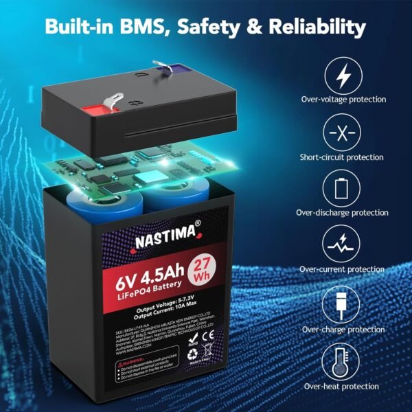 Batterie pour Moteur Electrique pour Moto Enfant Electrique Mbdhc 4