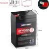 Batterie pour Moteur Electrique pour Moto Enfant Electrique Mbdhc 5