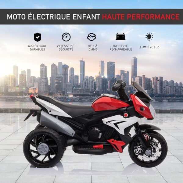 Groupon Moto Electrique Police pour Enfant de 3 Ans 3