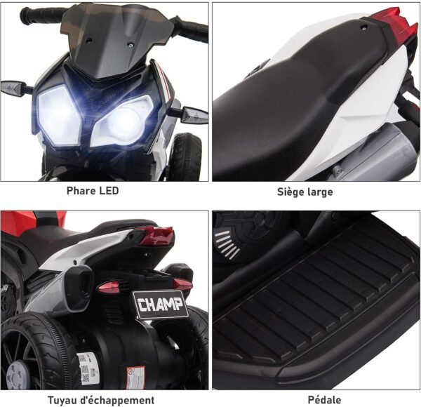 Groupon Moto Electrique Police pour Enfant de 3 Ans 7