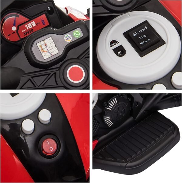 Groupon Moto Electrique Police pour Enfant de 3 Ans 9