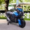 Homcom Moto Electrique pour Enfant Metal Noir 2