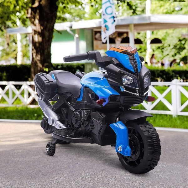 Homcom Moto Electrique pour Enfant Metal Noir 2