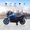 Homcom Moto Electrique pour Enfant Metal Noir 4