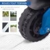Homcom Moto Electrique pour Enfant Metal Noir 7