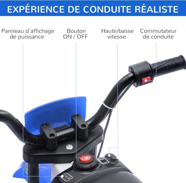 Moto 125 Electrique Siege Enfant 3