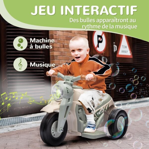 Moto 3 Roue Electrique Enfant 3