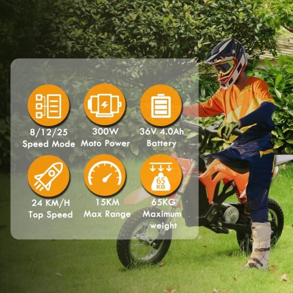 Moto Croos Enfants Electrique 10 Ans 2