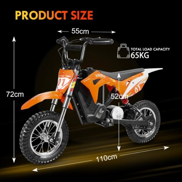 Moto Croos Enfants Electrique 10 Ans 4
