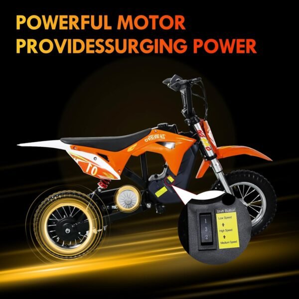 Moto Croos Enfants Electrique 10 Ans 5