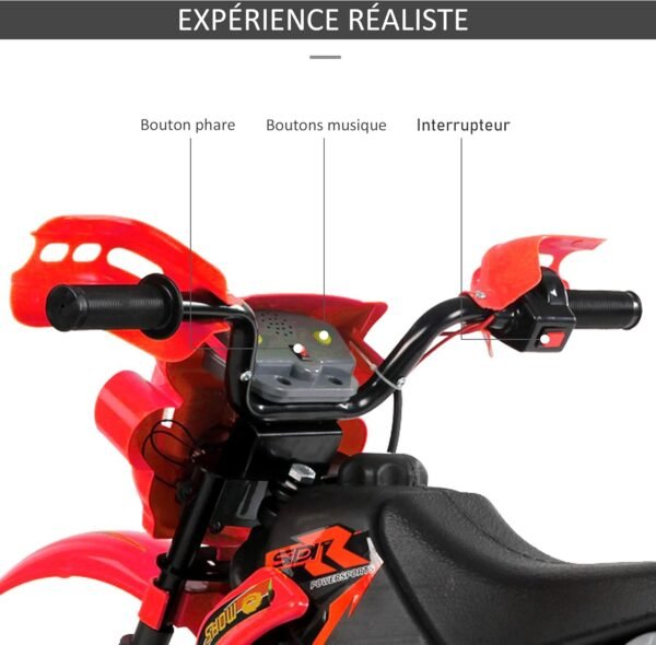 Moto Crooss Electrique Enfant 4