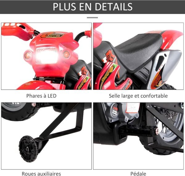 Moto Crooss Electrique Enfant 7