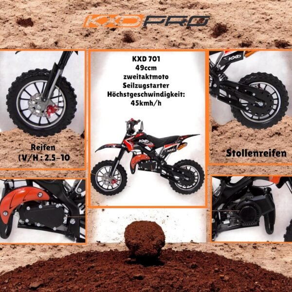 Moto Cross Electrique Enfant 13 Ans 120cc 5