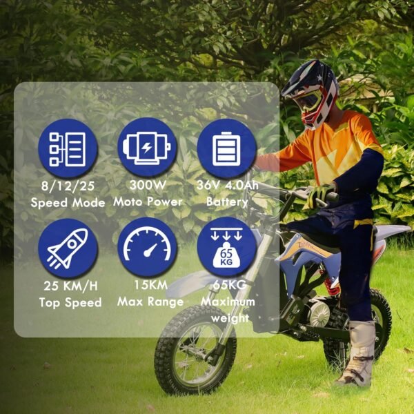 Moto Cross Electrique Enfant 7 Ans 2