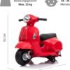 Moto Cross Rouge Enfant Electrique Mgm 6
