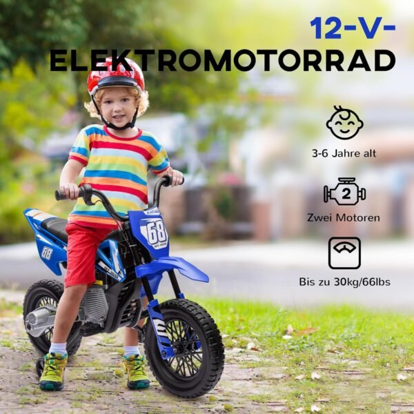 Moto Crosse Electrique Enfant de 12 An 6