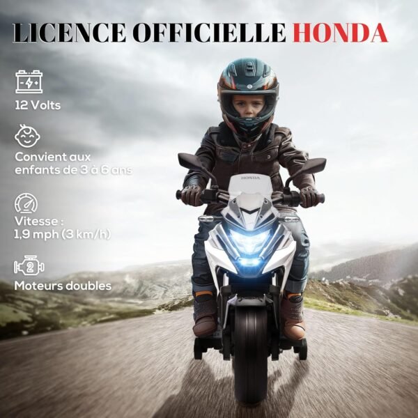 Moto Custom Electrique Enfant 3
