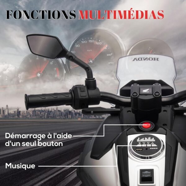 Moto Custom Electrique Enfant 4