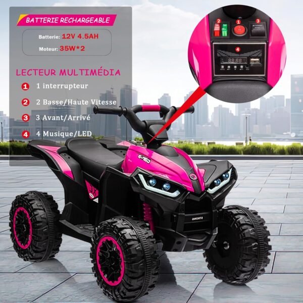 Moto Electrique 12v Enfant 4 Ans Jouéclub 5