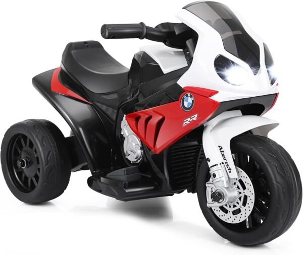 Moto Electrique 3 Roues Enfant Rouge 1