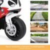Moto Electrique 3 Roues Enfant Rouge 4