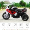 Moto Electrique 3 Roues Enfant Rouge 6