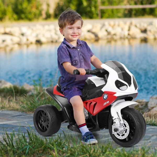 Moto Electrique 3 Roues Enfant Rouge 7