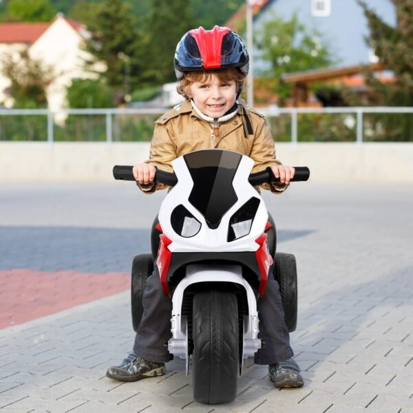 Moto Electrique 3 Roues Enfant Rouge 8