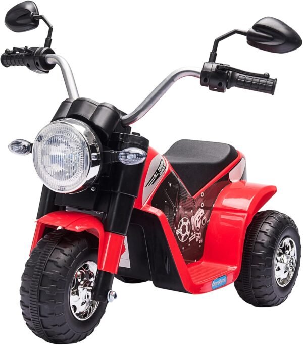 Moto Electrique 3 Roues Enfant Rouge Smoby 1