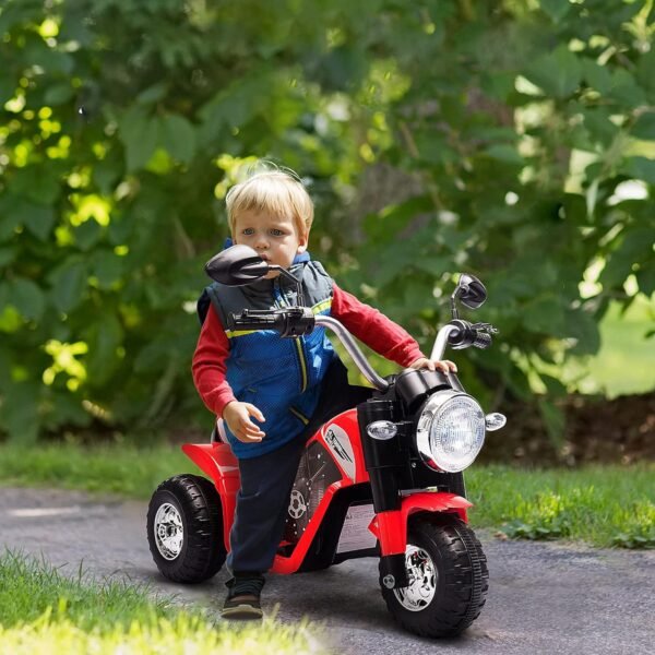 Moto Electrique 3 Roues Enfant Rouge Smoby 2