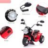Moto Electrique 3 Roues Enfant Rouge Smoby 4