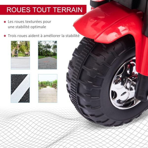 Moto Electrique 3 Roues Enfant Rouge Smoby 6