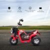 Moto Electrique 3 Roues Enfant Rouge Smoby 7