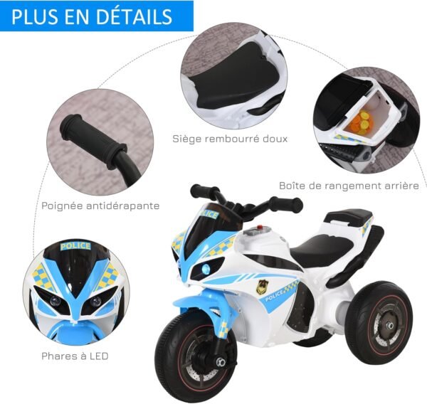Moto Electrique 500 Watt Enfant Avecstabilisateur 3
