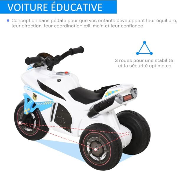 Moto Electrique 500 Watt Enfant Avecstabilisateur 7