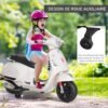 Moto Electrique Blanc Enfant en Plastique 4