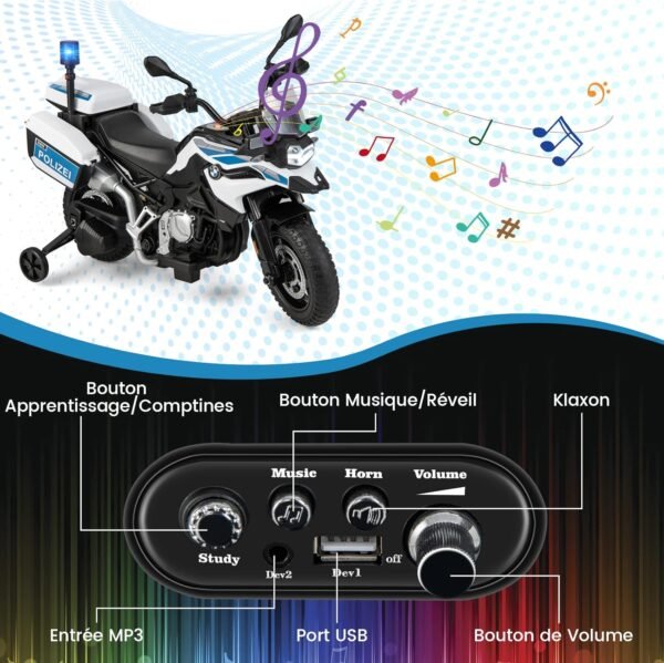 Moto Electrique Enfant 12 V 6km H 2