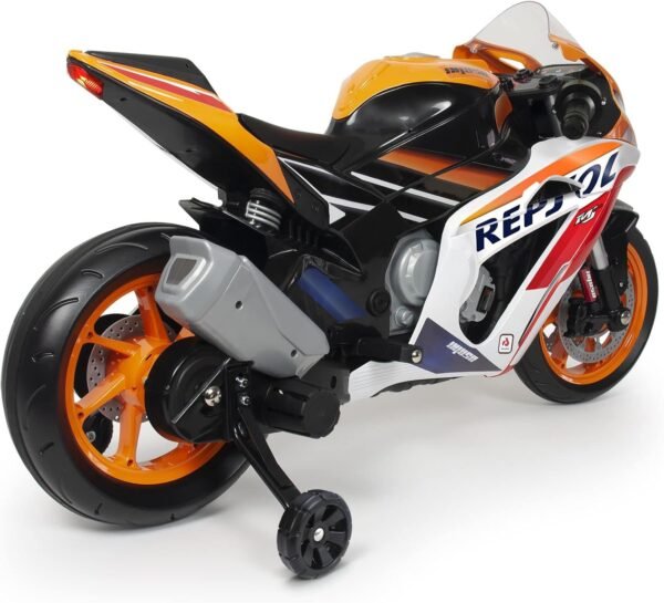 Moto Electrique Enfant 12v Orange 4