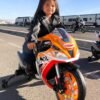 Moto Electrique Enfant 12v Orange 7