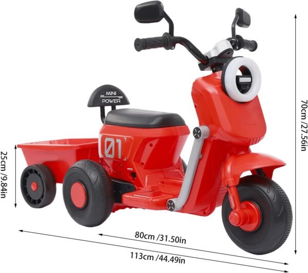 Moto Electrique Enfant 3 Ans Pneu Caoutchouc 2
