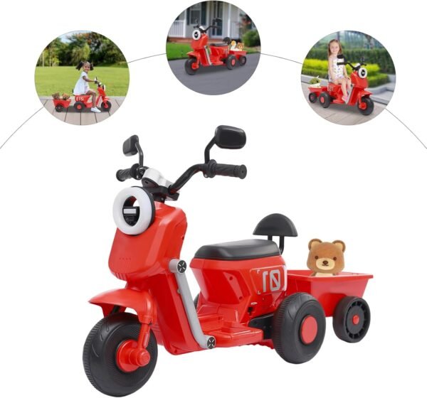 Moto Electrique Enfant 3 Ans Pneu Caoutchouc 6