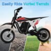Moto Electrique Enfant 3 Ans Pneu Gomme 8