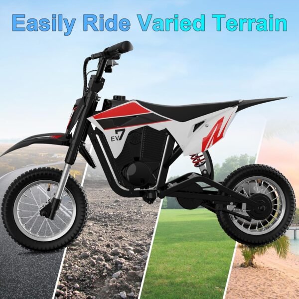Moto Electrique Enfant 3 Ans Pneu Gomme 8