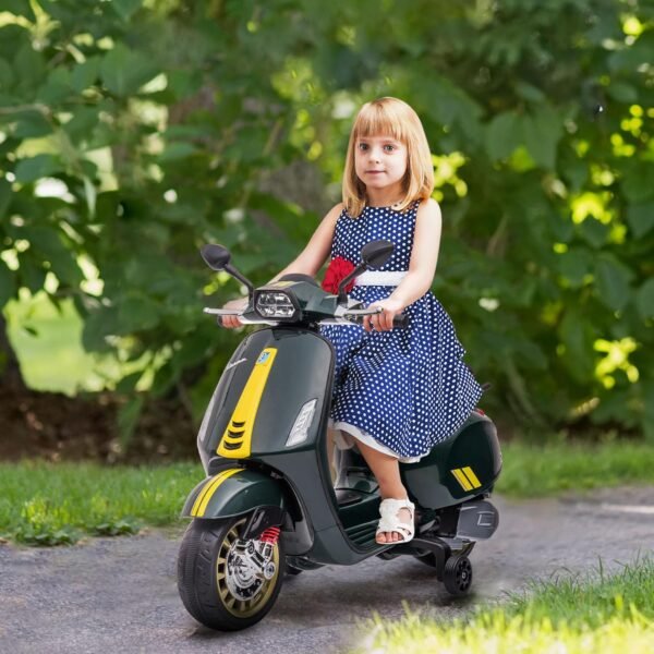 Moto Electrique Enfant 6 Volt Verte 2