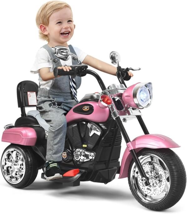 Moto Electrique Enfant Rose 1