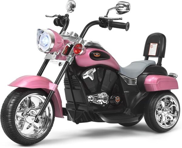 Moto Electrique Enfant Rose 7