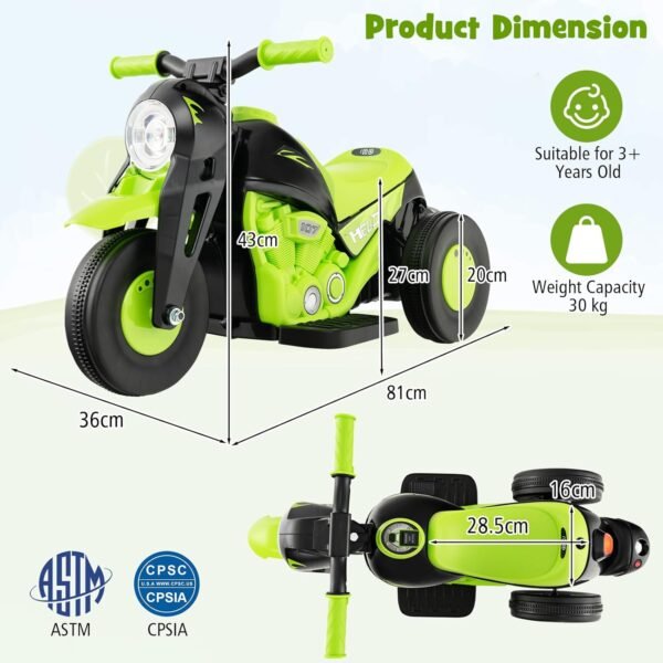 Moto Enfants Electrique 5km H 6