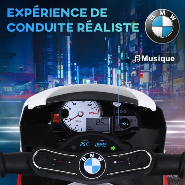 Moto Enfants Electrique avec Manette Parent 3