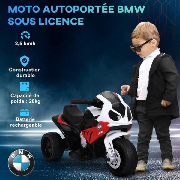Moto Enfants Electrique avec Manette Parent 4