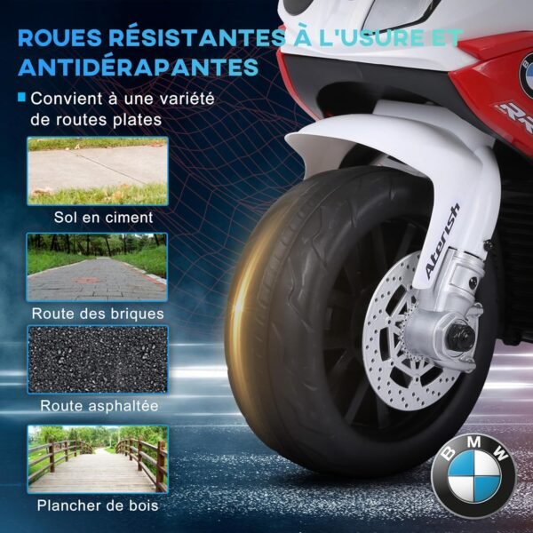 Moto Enfants Electrique avec Manette Parent 6